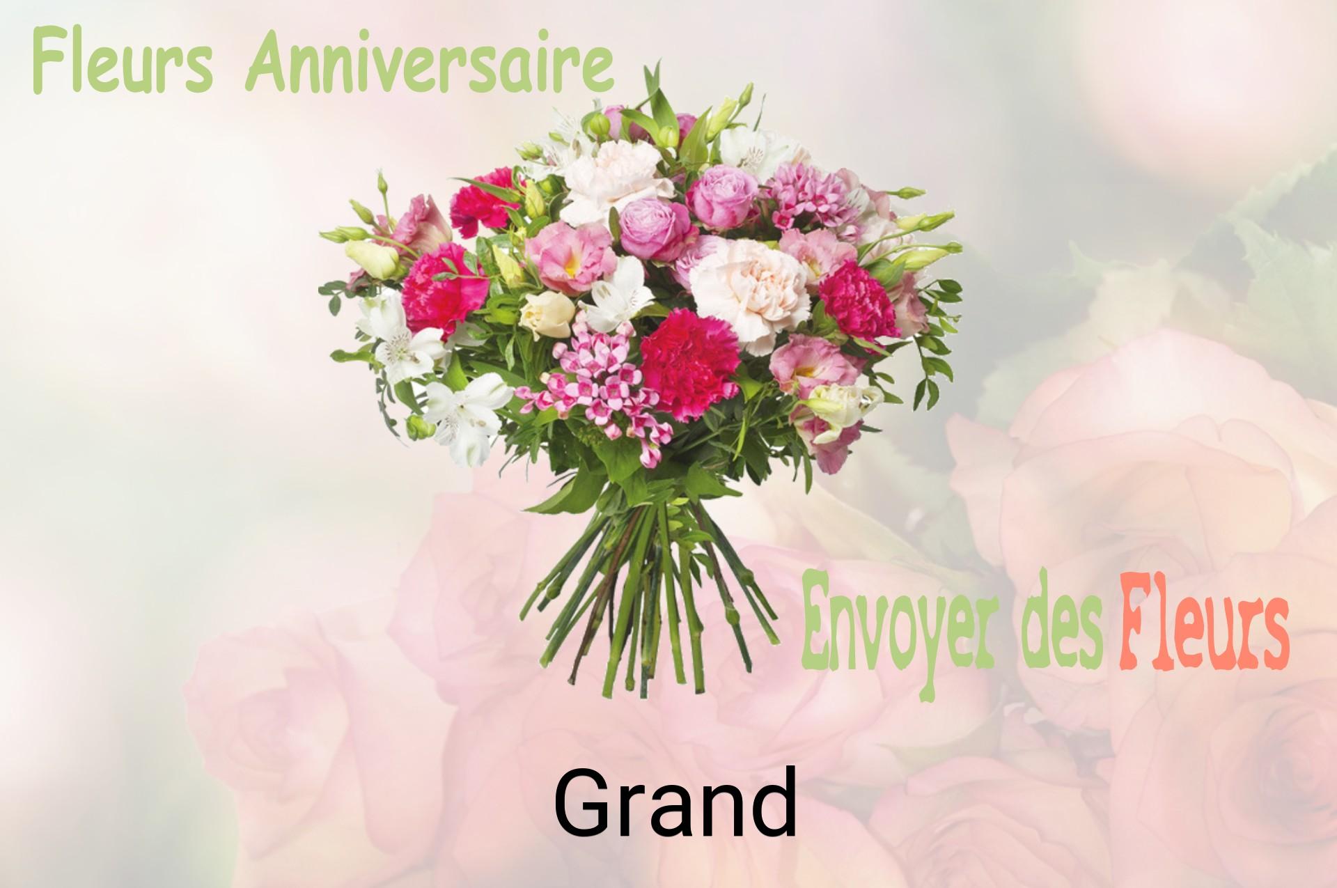 Bouquet de fleurs d’anniversaire livré à Grand
