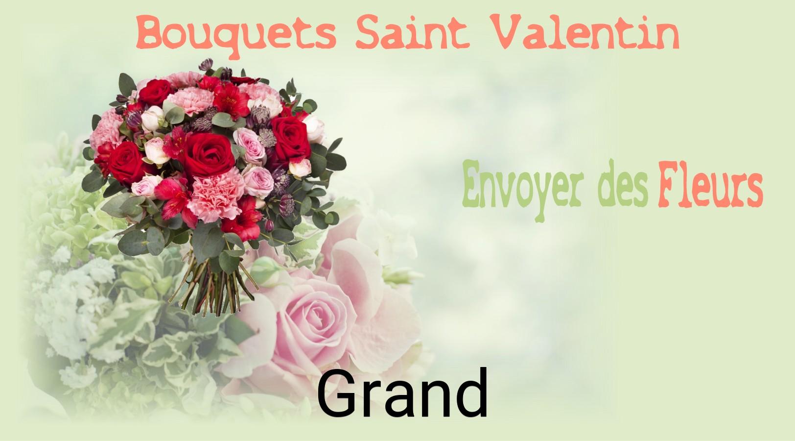 Roses de Saint-Valentin livrées à Grand